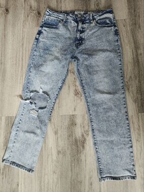 KanCan Light Blue Distressed Relaxed Jeans
